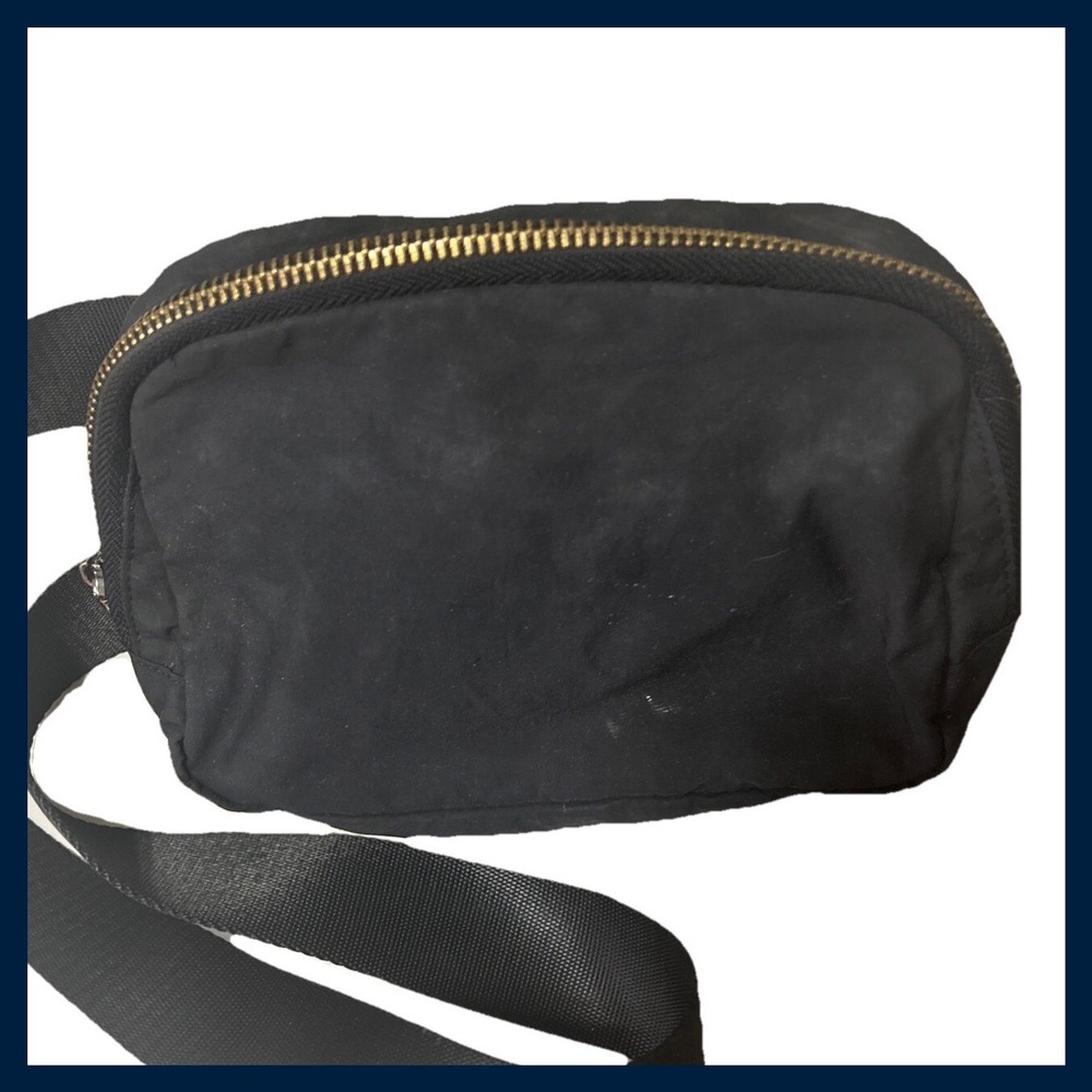 Ododos Black Belt Bag One Size Unisex‎